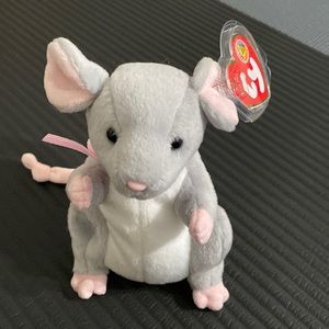 Ty Beanie Babies Baby of the Month Mouse Breadcrumbs Rare Vintage Collect Plush